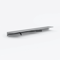Микроплинтус алюминий Серебро анодированное Micro 11 mini Laconistiq