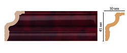 Плинтус потолочный окрашенный D148-62 Decomaster