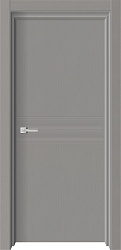 Дверь L24 Grey Глухая Soft-Touch Luks'e-2 Good