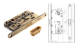 Защелка WC-5096 MAG БРОНЗА Adden Bau