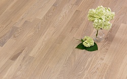 Паркетная доска ДУБ LIVING WHITE MATT Classic POLARWOOD 30112781A4001124