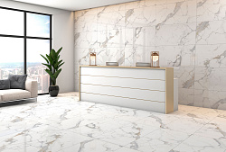 Керамогранит Calacatta Imperial белый GT120606103PR GLOBAL TILE