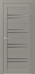 Дверь L4 Grey Стекло графит Soft-Touch Luks'e Good