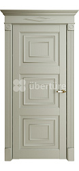 Дверь 62003 Флоренция серена светло-серый глухая Uberture