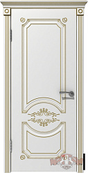 Дверь Милана Classic Luxe эмаль белая глухая ВФД