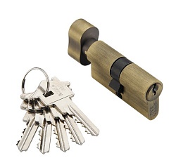 Завертка CYL 5-60 KNOB  БРОНЗА Adden Bau