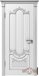 Дверь Александрия Classic Luxe эмаль белая глухая ВФД, 800мм.